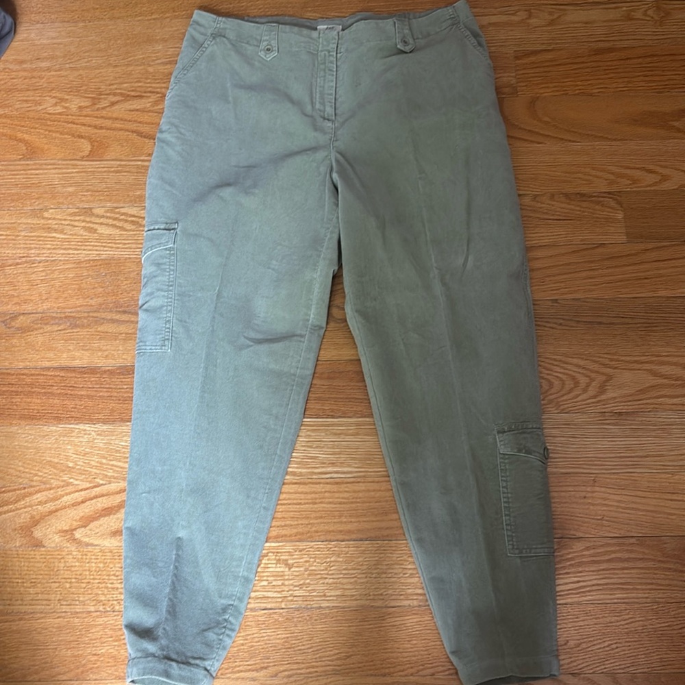 J Jill Women’s Tapered Green Pants